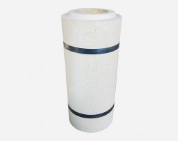 low iron round pipe brick